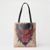 Japanse demon tote bag (Voorkant)