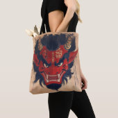 Japanse demon tote bag (Dichtbij)