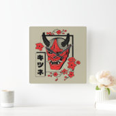 Japanse demon  vierkante klok (Huis)
