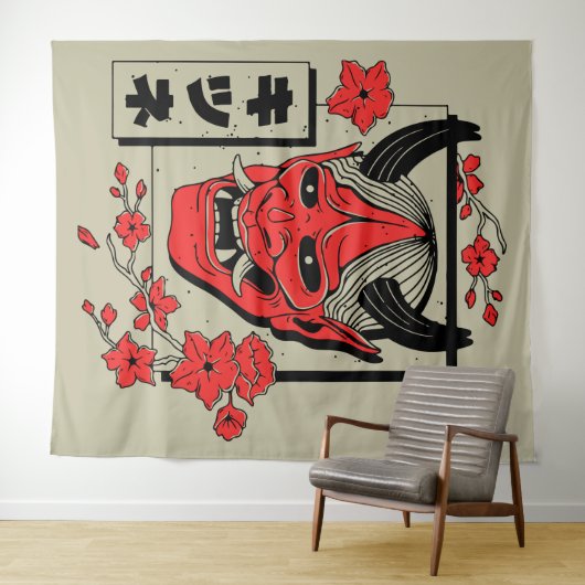 Japanse demon wandkleed (In Situ (horizontaal))