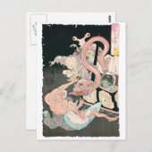 Japanse demonen en geesten briefkaart (Voorkant / Achterkant)