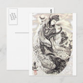 Japanse demonen van Zee Briefkaart (Voorkant / Achterkant)