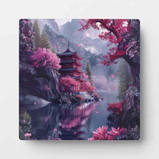 Japanse Devine Mystery Plaque met Stand Fotoplaat (Voorkant)
