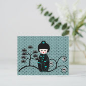 Japanse dollar briefkaart (Staand voorkant)