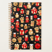Japanse dollen - Kokeshi en Maneki Neko Cats Planner (Voorkant)