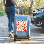 Japanse dollen - Kokeshi en Maneki Neko Cats Sticker (Koffer Insitu)