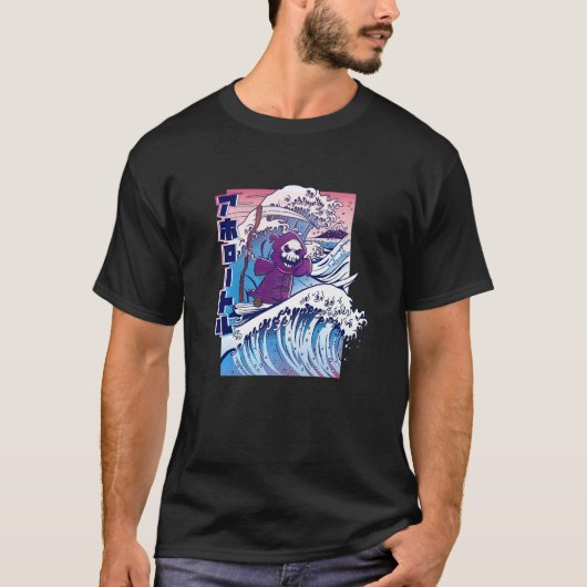 Japanse Doodgolven Zee T-shirt (Voorkant)