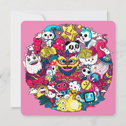 Japanse doodle Art (Voorkant)