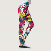 Japanse doodle Art Leggings (Rechts)