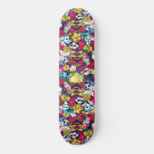 Japanse doodle Art Persoonlijk Skateboard (Voorkant)