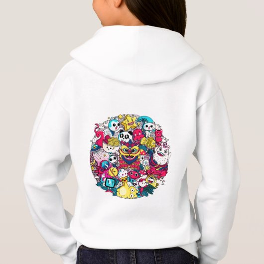 Japanse Doodle Kunst (Achterkant)
