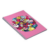 Japanse Doodle Kunst Notitieboek (Rechterzijde)