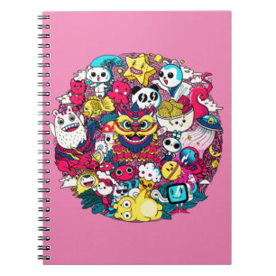 Japanse Doodle Kunst Notitieboek