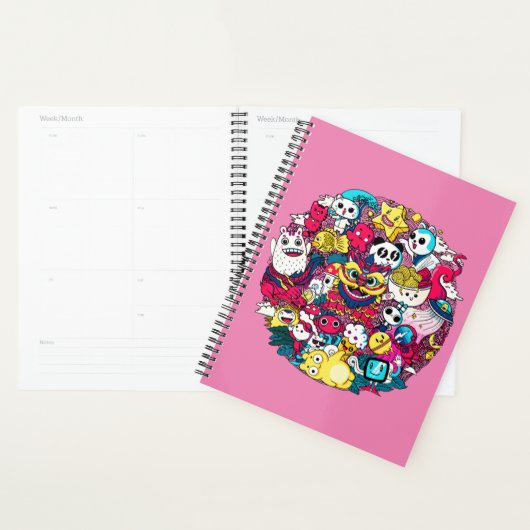 Japanse Doodle Kunst Planner (Display)