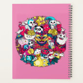 Japanse Doodle Kunst Planner (Achterkant)