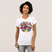 Japanse Doodle Kunst T-shirt (Voorkant volledig)