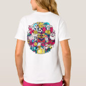 Japanse Doodle Kunst T-shirt (Achterkant)