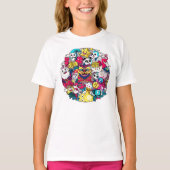 Japanse Doodle Kunst T-shirt (Voorkant)
