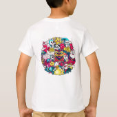 Japanse Doodle Kunst T-shirt (Achterkant)