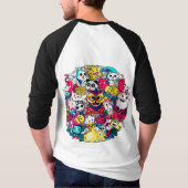 Japanse Doodle Kunst T-shirt (Achterkant)