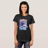 Japanse Doods Golven Zee T-shirt (Voorkant volledig)