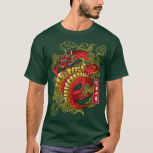 Japanse draak Anime Japan draken van tokio Tatto T-shirt