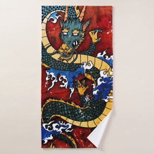 Japanse Draak Badhanddoek (Badhanddoek)
