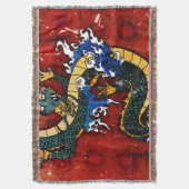 Japanse draak deken (Voorkant Verticaal)