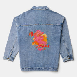 Japanse draak denim jacket