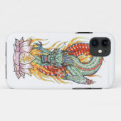 Japanse Draak en Lotus Bloem Case-Mate iPhone Case (Achterkant (horizontaal))