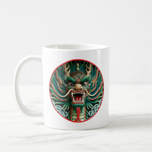 Japanse Draak en Shinto-boeddhistische tradities Koffiemok