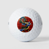 Japanse draak - geluk golfballen (Voorkant)
