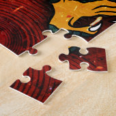 Japanse draak - geluk legpuzzel (Zijkant)