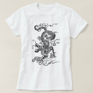 Japanse draak - in Chinese stijl T-shirt