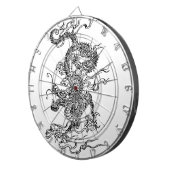 Japanse draak - in de Chinese stijl Dartbord (Voorkant Rechts)