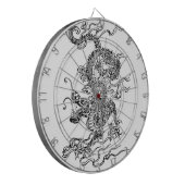 Japanse draak - in de Chinese stijl Dartbord (Voorkant Links)