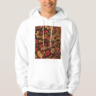 Japanse draak koi patroon. hoodie