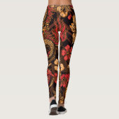 Japanse draak koi patroon. leggings (Achterkant)