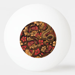 Japanse draak koi patroon. pingpongbal