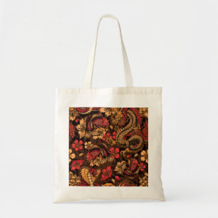 Japanse draak koi patroon. tote bag