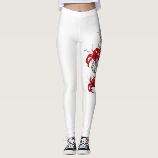 Japanse draak leggings (Voorkant)