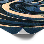  Japanse draak op Zee Poster (Hoek)