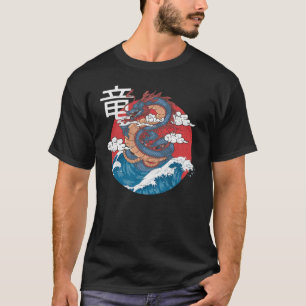 Japanse draak Retro Ryu Japanse draak T-shirt