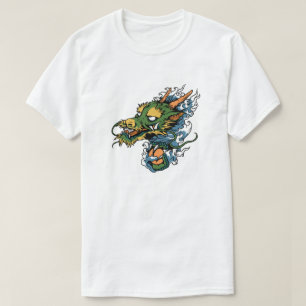 Japanse draak t-shirt