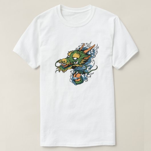 Japanse draak t-shirt (Design voorkant)
