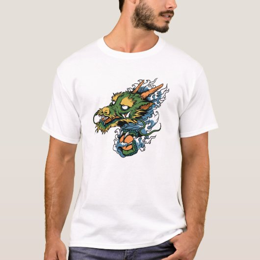 Japanse draak t-shirt (Voorkant)
