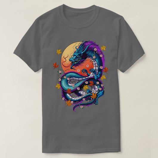 Japanse draak t-shirt (Design voorkant)