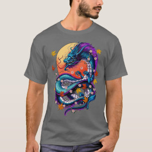 Japanse draak t-shirt