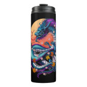 Japanse draak thermosbeker (Voorkant)