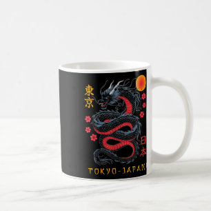 Japanse draak Tokio Japan jaren 80 Aziatische myth Koffiemok